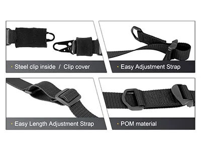 JD-S-204 Two-Point Bungee Tactical Sling