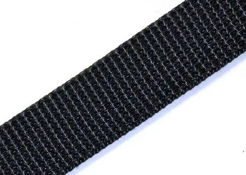 Fire-Resistant & Cut-Resistant Black Kevlar Webbing