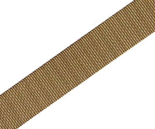 Flat Recycled Polyester Webbing for Dog Collars & Leashes