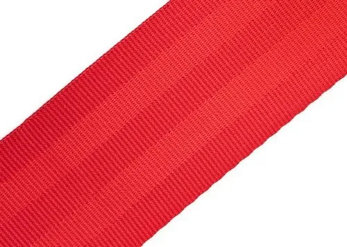 Custom Red Automotive Safety Seat Belt Panel Webbing